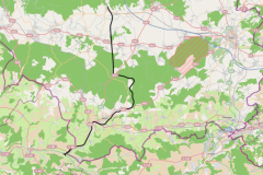 ligne 155 Marbehan-Virton a la frontiere Francaise vers Montmédy