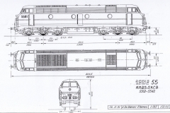 locomotives série 55 NMBS-SNCB 5501-5542