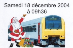 train Pere Noel 2004