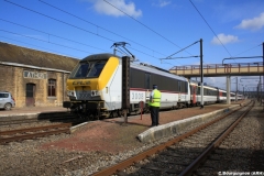 trains internationaux détournés via la ligne 167 Autelbas-Athus-Rodange 08-04-2012