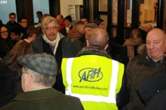 VIRTON manifestation citoyenne pour de meilleurs horaires de trains 05-01-2015